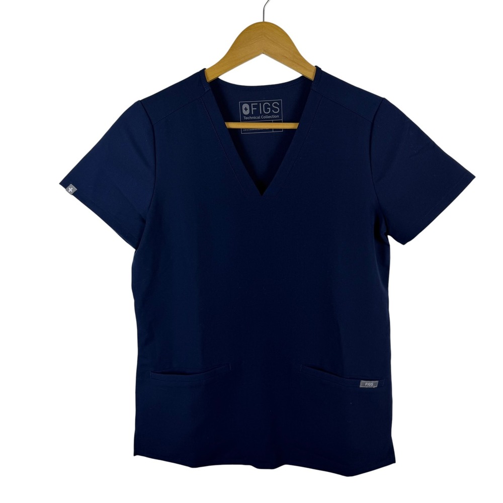 FIGS Technical Collection Casma Scrub Top Size XXS Navy Medical Nurse Doctor